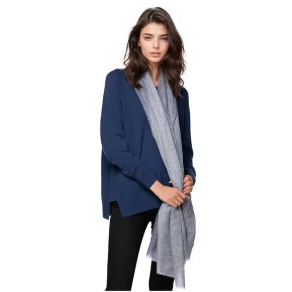 Subtle Luxury Accessories - NWOT Subtle Luxury Tissue Weight Cashmere Wrap Scarf Aspen Ombre